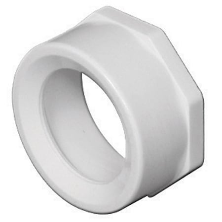 Charlotte Pipe And Foundry Charlotte Pipe Schedule 40 4 in. Spigot X 2 in. D Hub PVC Flush Bushing 1 pk PVC001071600